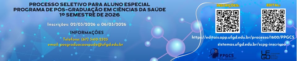 PROCESSO SELETIVO PARA ALUNO ESPECIAL 2026.1